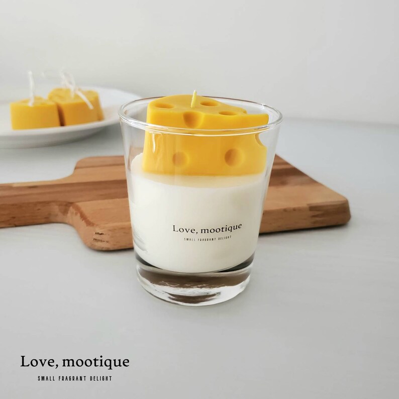 Cheese Soy Candle 8oz up to 4045 Burning Hr Dessert Etsy Canada