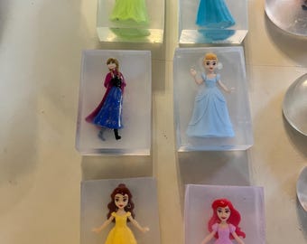 Toy embedded soaps/unscented soap/soaps for kids/stocking stuffers/gifts for kids/