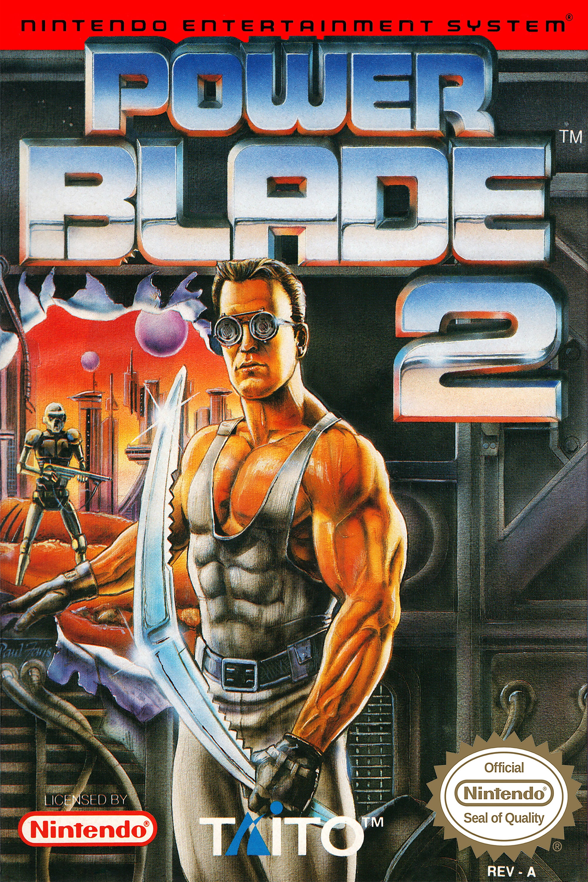 Power Blade 2 NES Box Portada Arte Póster Etsy