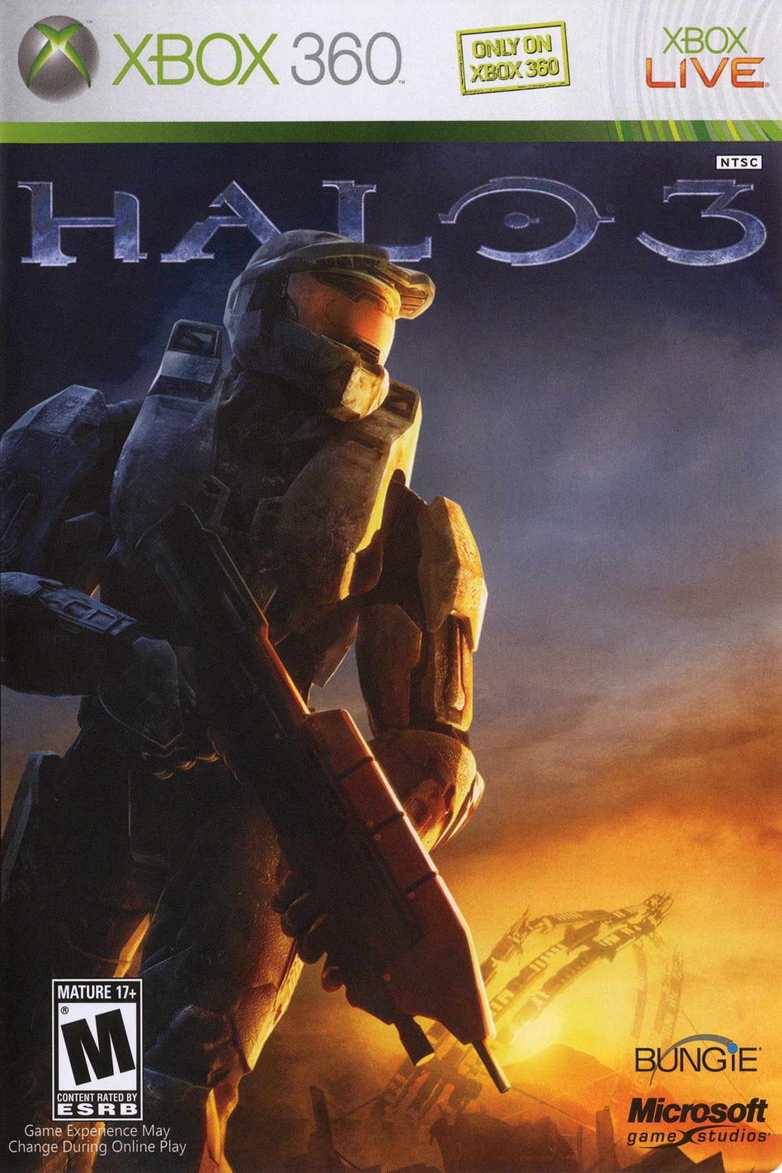 Halo 3 Xbox Cover Art Wall Poster Multiple Sizes and Paper Etsy