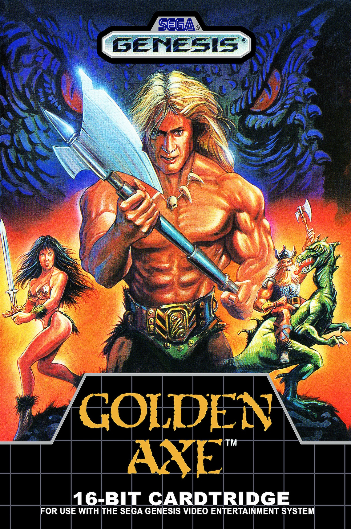 Golden Axe Sega Genesis Game Box Cover Art Poster Multiple Etsy