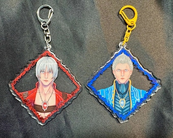 Devil May Cry 3 Dante Keychain - Etsy