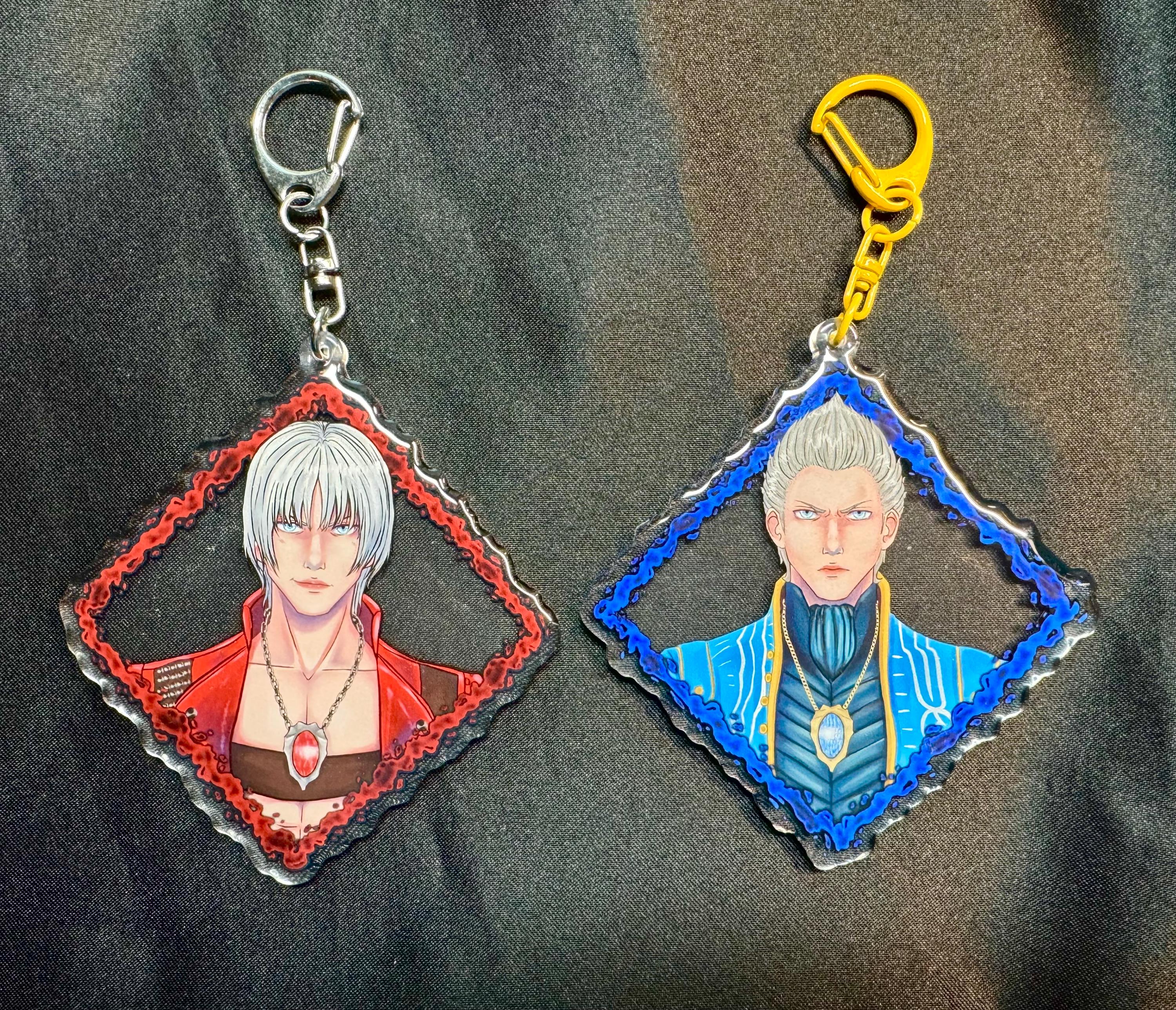 Devil May Cry 3 Dante Keychain - Etsy
