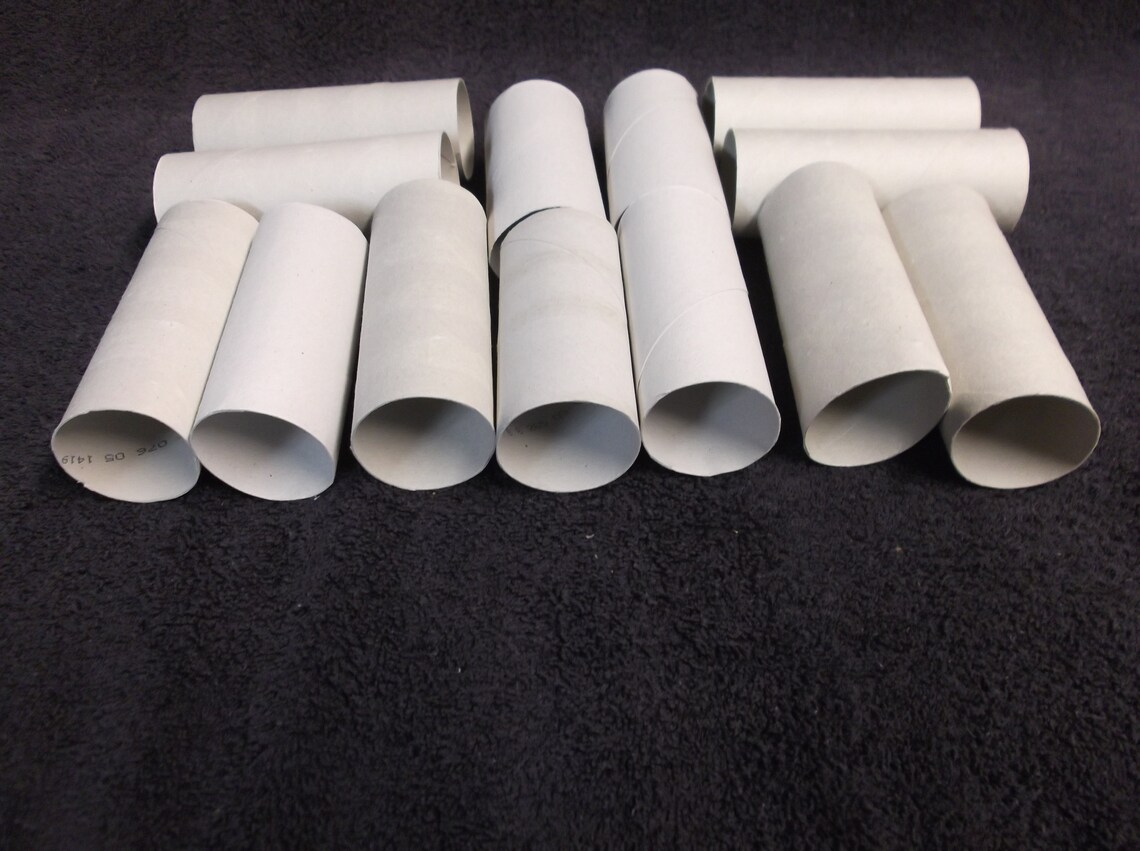 Set Of 15 Creative Fun DIY Craft Rolls Painting Coloring Cardboard Tubes For Art