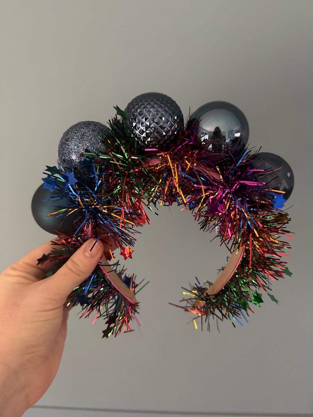 Tinsel & Bauble Headband Christmas Headband Christmas Hat Etsy UK