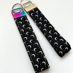 Magic Moons Halloween Wristlet Keychain