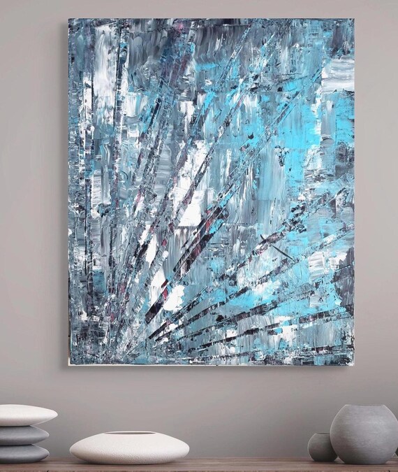 Original  Abstract Painting Original Abstract  Modern Wall Decor signed one of a kind 20x24