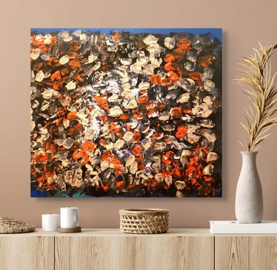 Contemporary Wall Art Abstract Modern Painting Original Contemporary Art Abstract Artwork Colorful Textured Abstract Painting  Modern Art