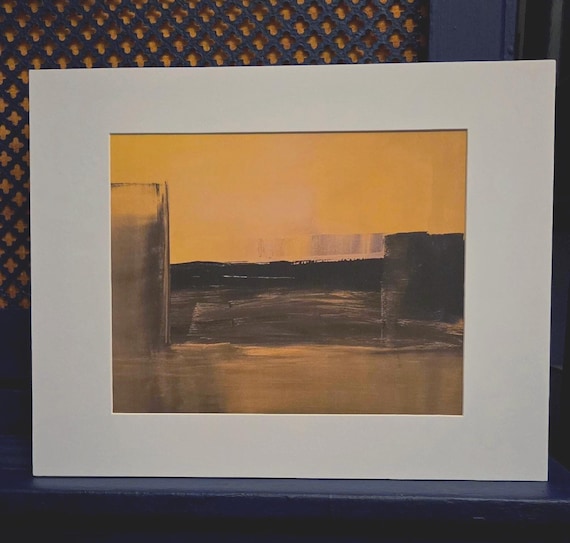 Abstract Print   NEW Sale PRICE with mat outer edge 11x14