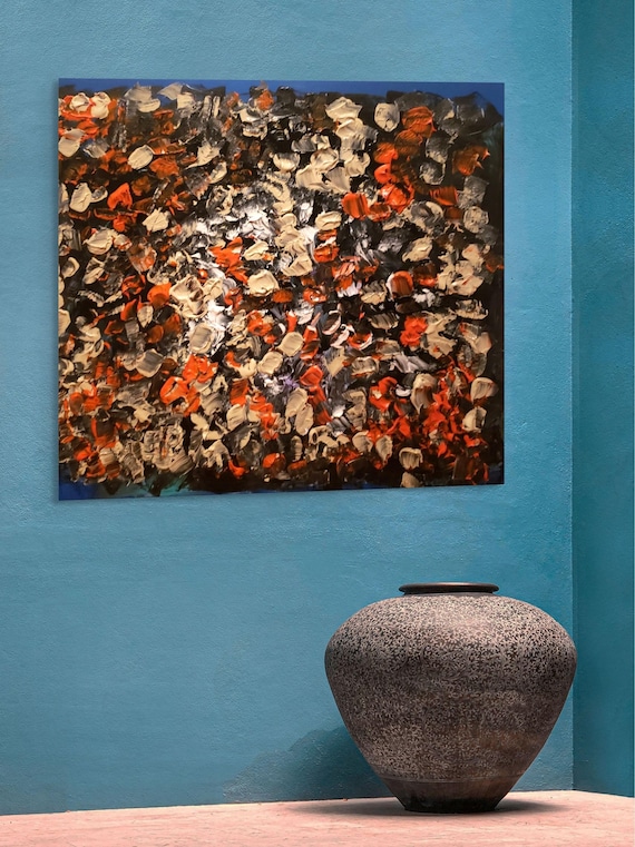 Contemporary Wall Art Abstract Modern Painting Original Contemporary Art Abstract Artwork Colorful Textured Abstract Painting  Modern Art