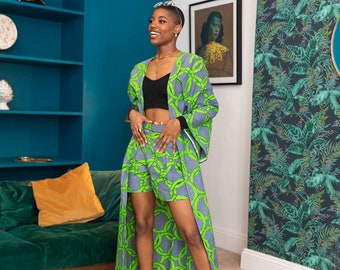 African Print kaftan, African print coverup,  Ankara Kaftan