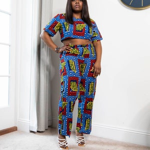 Maroua African Print Top