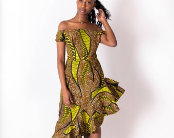African print dress, Ankara dress, African print couple outfits,