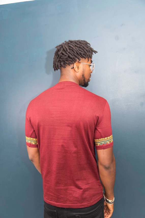 ダシキ Tシャツ、アフリカの男性用衣類、アフリカの男性ファッション 