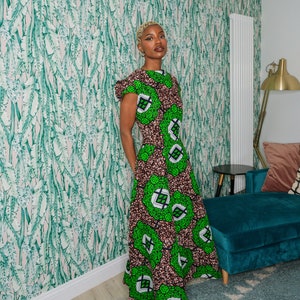 Kimmi African Print Dress, Ankara Dress, African Clothing, Ankara Maxi Dress, African Print Maxi dress