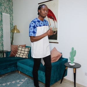 Mens African Print Shirt, Ankara print shirt, African Men&#39;s Shirt, Koite African Print Shirt