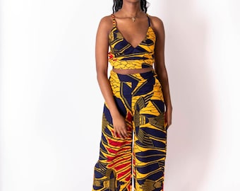 Two Piece African Dress for Women Ankara Two Piece Set 