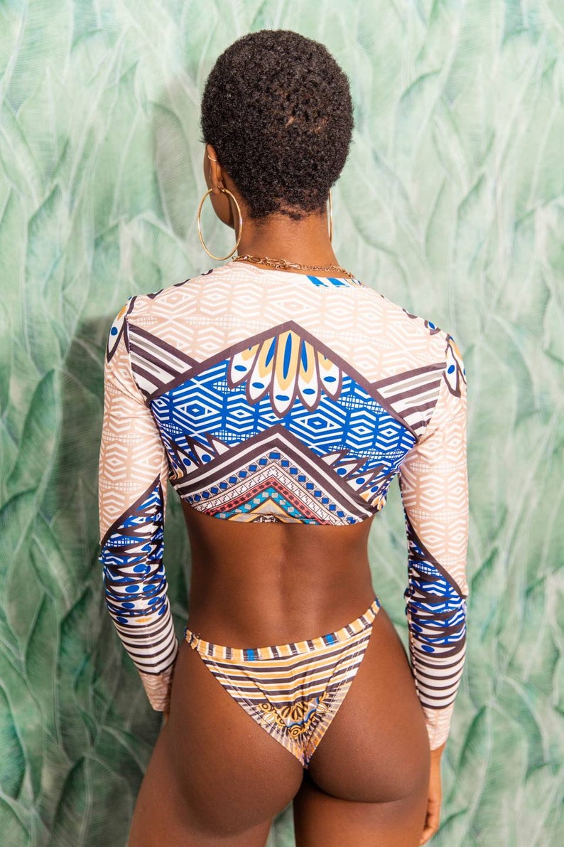 Bonesela african print swimsuit image 4