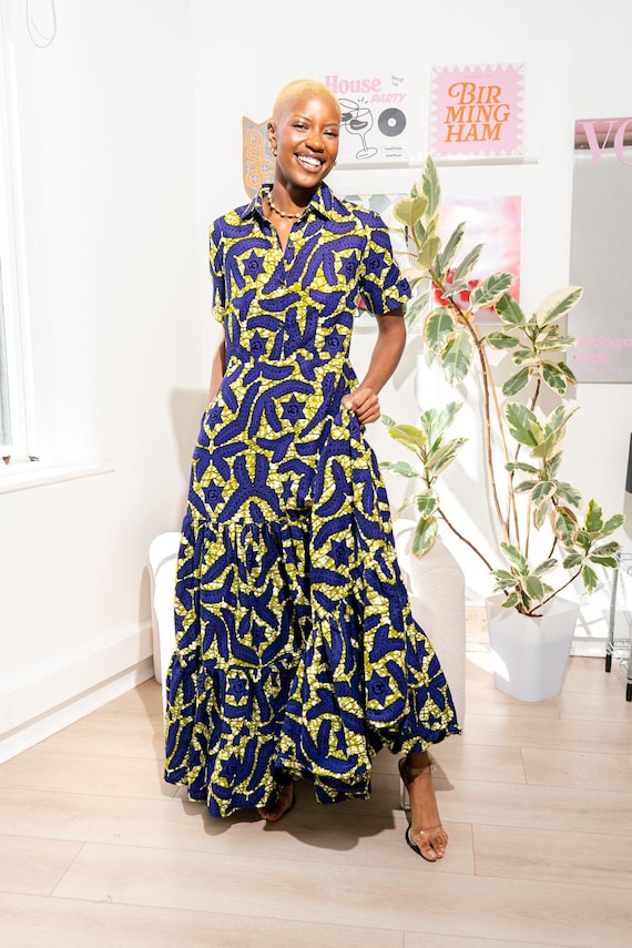 button down ankara shirt dress BUTTON DOWN ANKARA SHIRT DRESS , AVAILABLE IN S, M , XL, PRICE: 15,000 ,  SEND US A DM OR CLICK THE LINK IN BIO TO PLACE YOUR ORDERS 