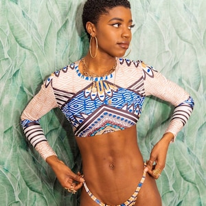 Bonesela african print swimsuit image 3