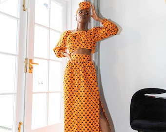 African Print Top, Assai Top, Ankara Top