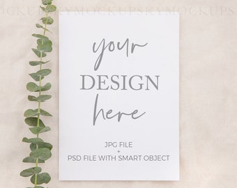 Invitation Mockup Etsy