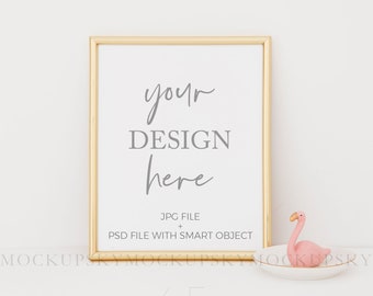4 5 Gold Frame Mockupdigital Photostyled Photographystock Etsy