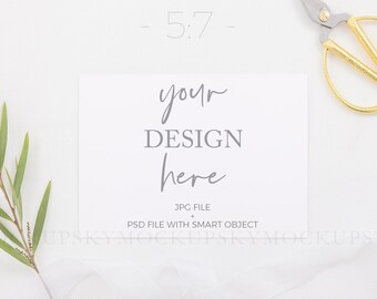Invitation Mockup Etsy