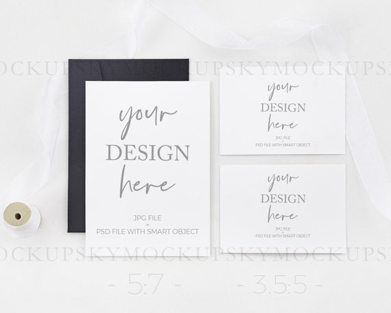 5x7 Card Mockupwedding Stationery Mockupcard Etsy