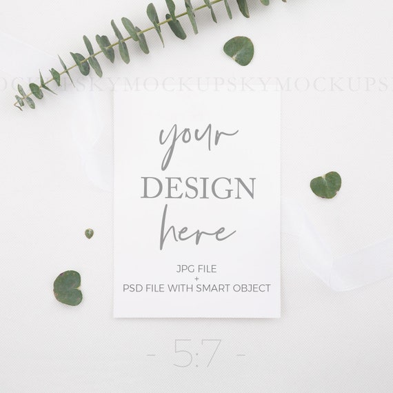 Download Card Mockupwedding Stationery Mockuppsd Mockupstyled Card Etsy