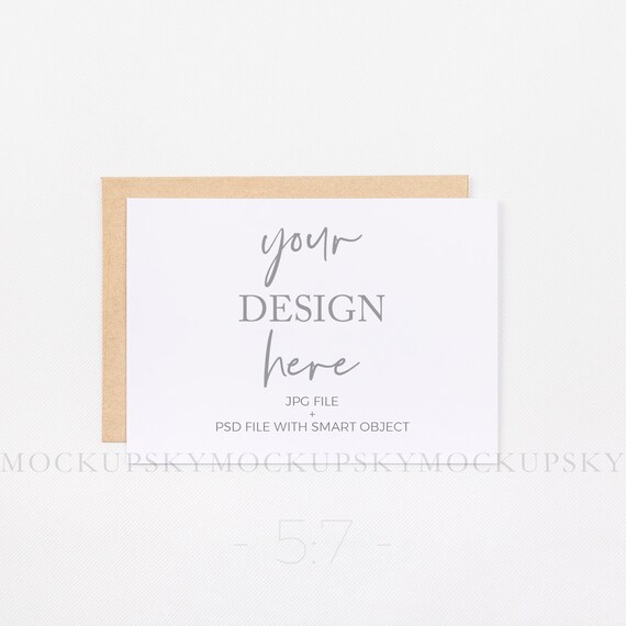 5x7 Card Mockupwedding Stationery Mockupcard Etsy