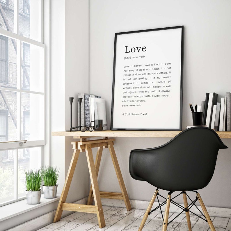 1 Corinthians 13:4-8 Love Definition Bible Verse Instant ...