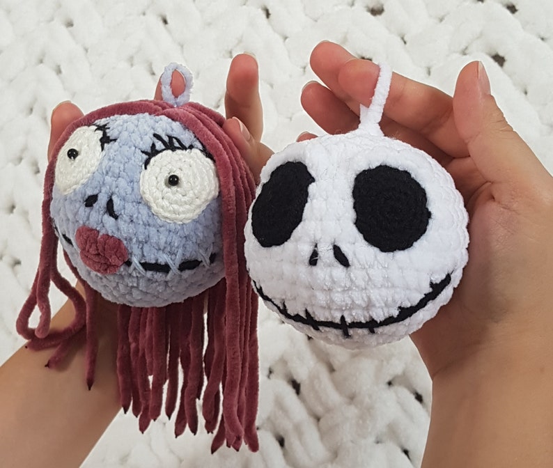 Halloween Amigurumi Pattern Jack and Sally Crochet Sally | Etsy