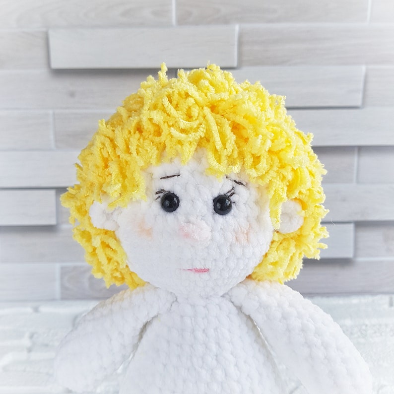 Guardian Angel Angel Knit Amigurumi Doll Angel Knit Toy Etsy