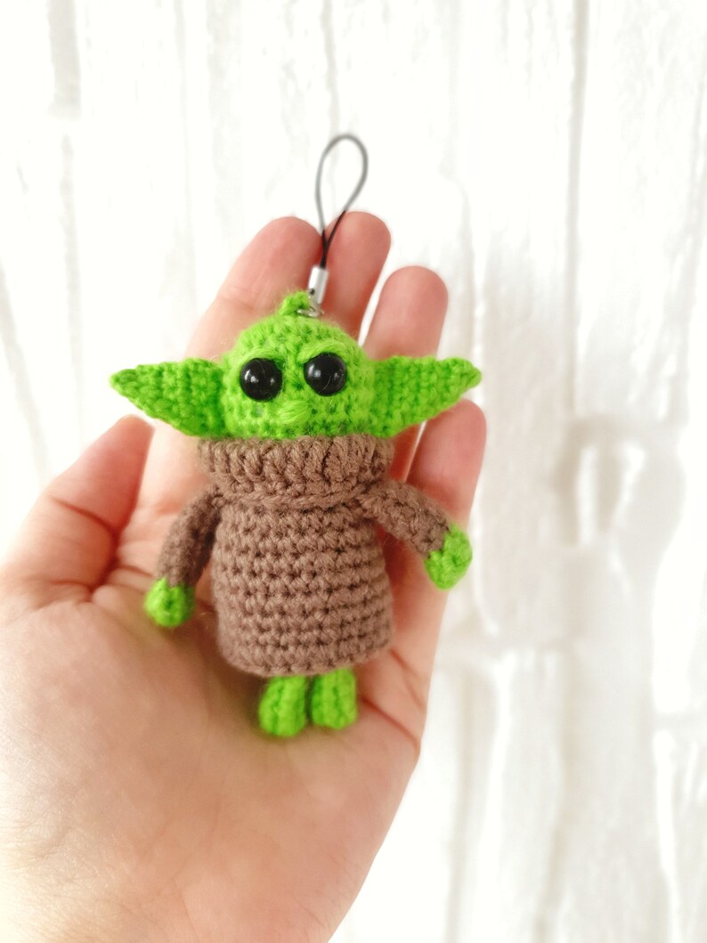 Baby Yoda Crochet Pattern Baby Yoda Keychain Pattern Crochet Etsy