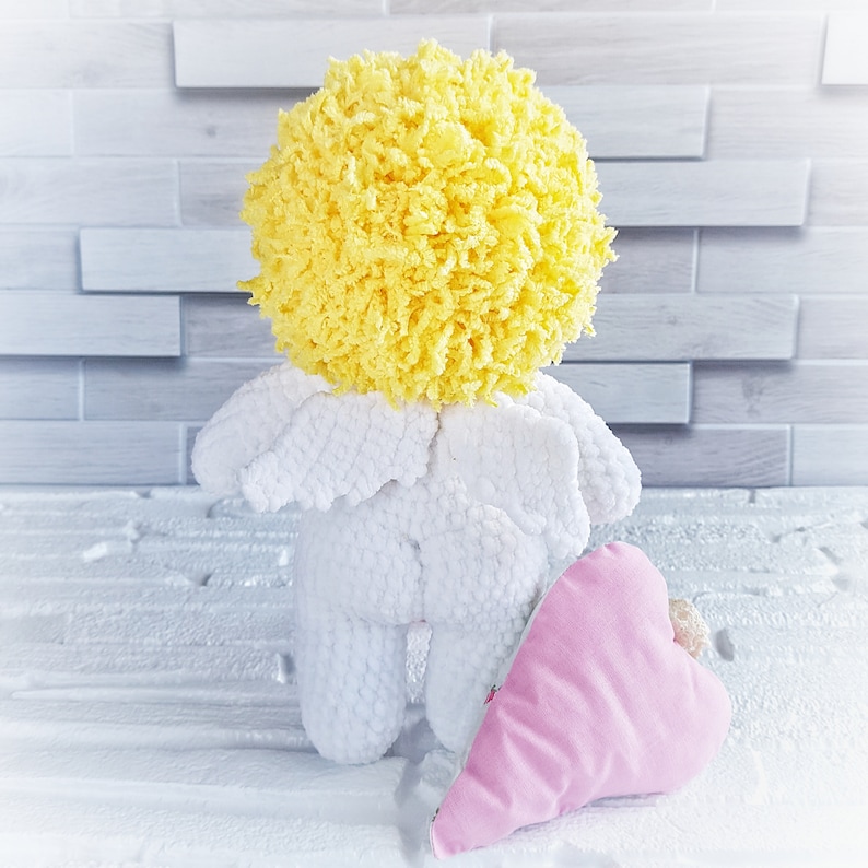 Guardian Angel Angel Knit Amigurumi Doll Angel Knit Toy Etsy