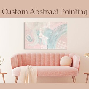 Custom Abstract Painting on Canvas | Modern Abstract Painting | Canvas Painting | Colorful Abstract