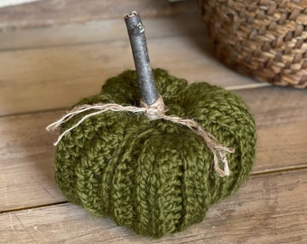 Large Crocheted Pumpkin ~ Handmade Pumpkin ~ Crocheted Pumpkin ~ Farmhouse Pumpkin ~ Fall Farmhouse ~ Pumpkin Decor
