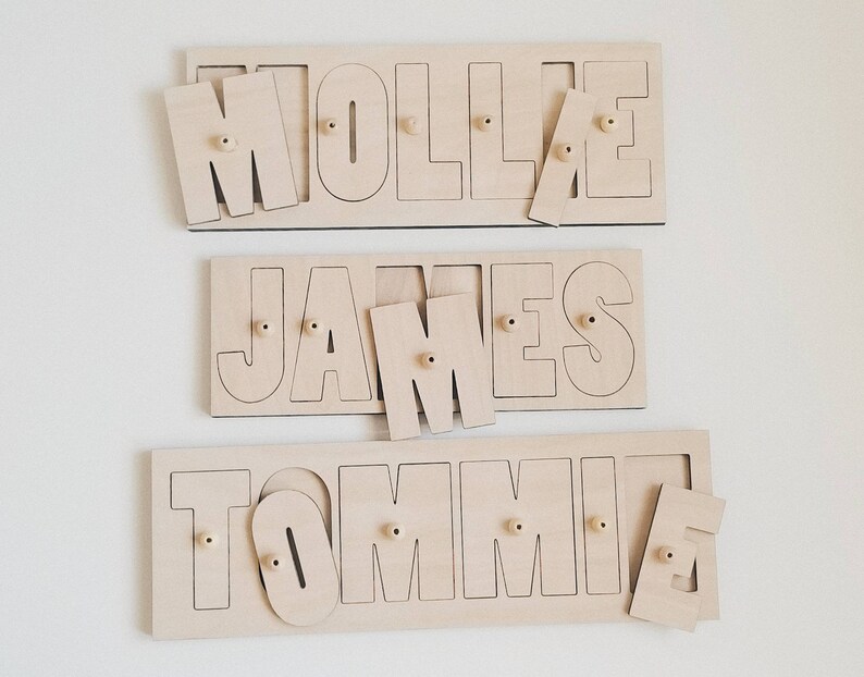 Au Naturale Wooden Puzzle Diy Puzzle Diy Gift Idea Personalized Puzzle Name Puzzle Baby Name You Paint Puzzle Custom Lasercut Toys Games Puzzles Vadel Com