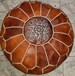 Moroccan leather pouf Moroccan pouf leather ottoman pouffes ottoman pouf pouf footstool handmade active 