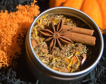 Samhain lös rökelseblandning | Halloween rökelseblandning | Samhain rituella örter | Halloweenrökelse | Örtrökelseblandning | Halloweenörter