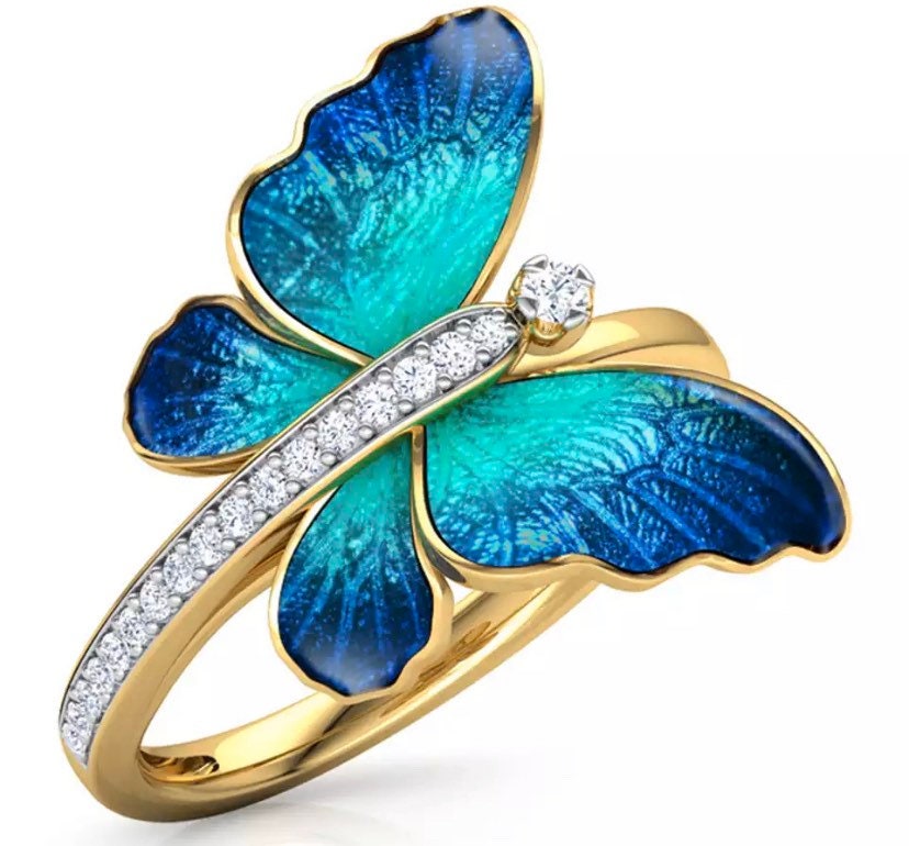 Caratlane sale butterfly ring