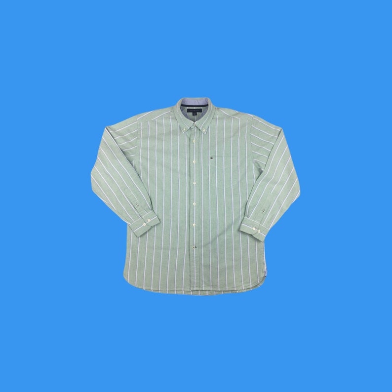 tommy hilfiger long sleeve striped shirt