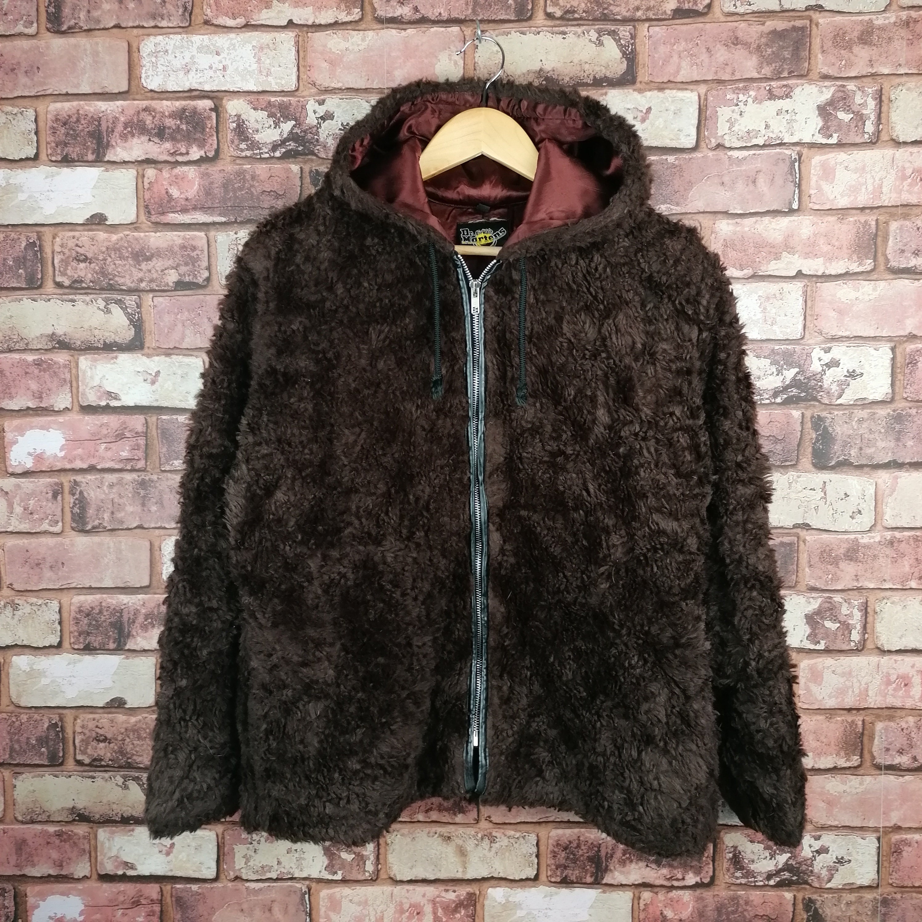 dr martens brown fur