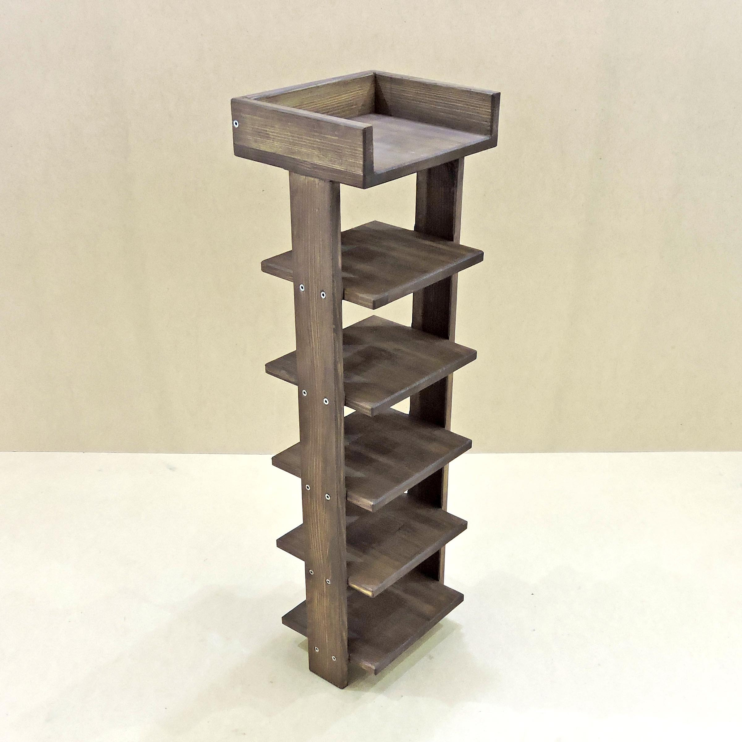 Wooden shelf shoe shelf shoe shelf made of wood Open shoe Etsy