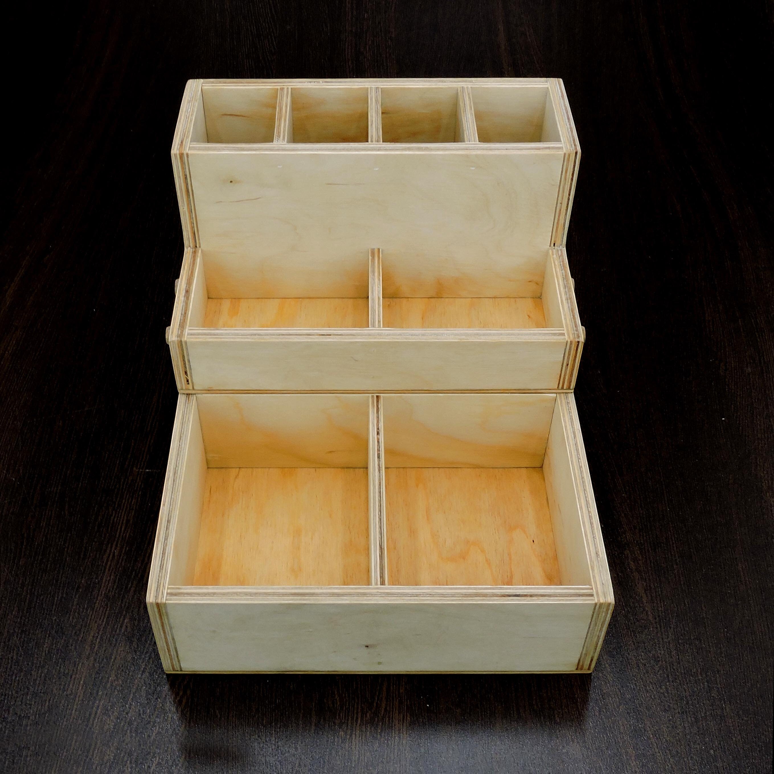 Organizer for cosmetics a shelf for cosmetics a wooden Etsy