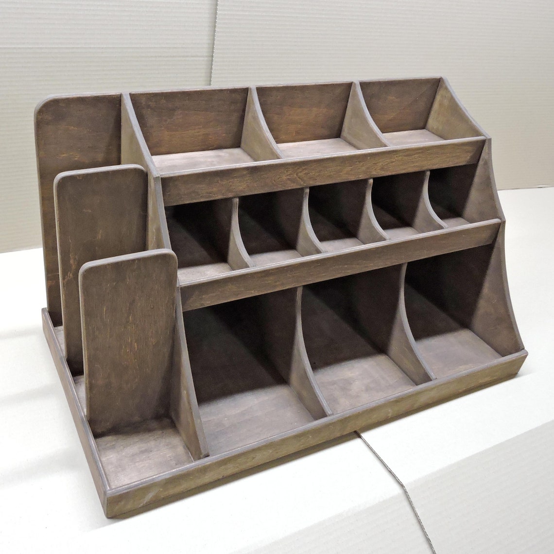 Wood coffee organizer bar organizer coffee Organizer for Etsy