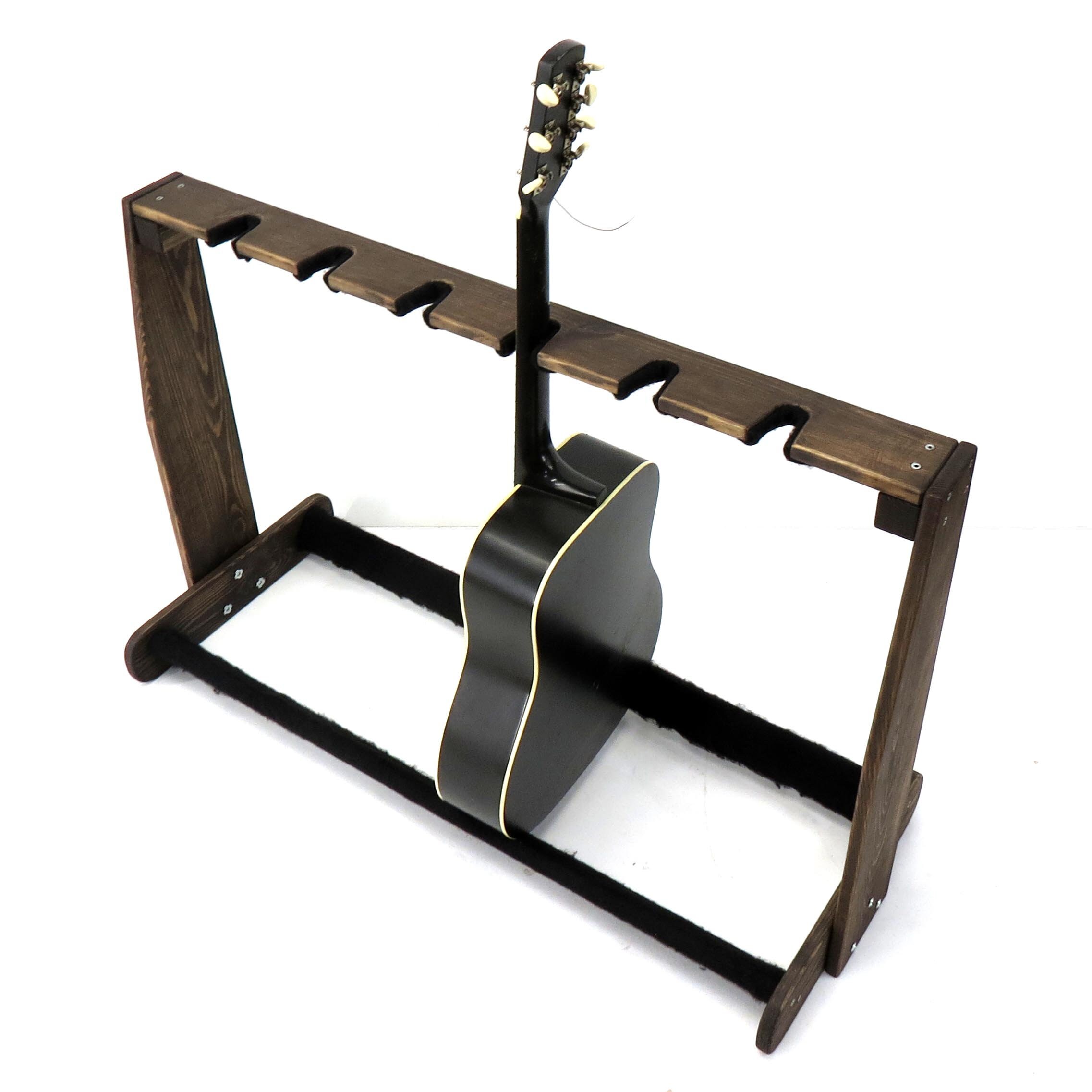 Wooden guitar holder guitar storage guitar floor stand Etsy