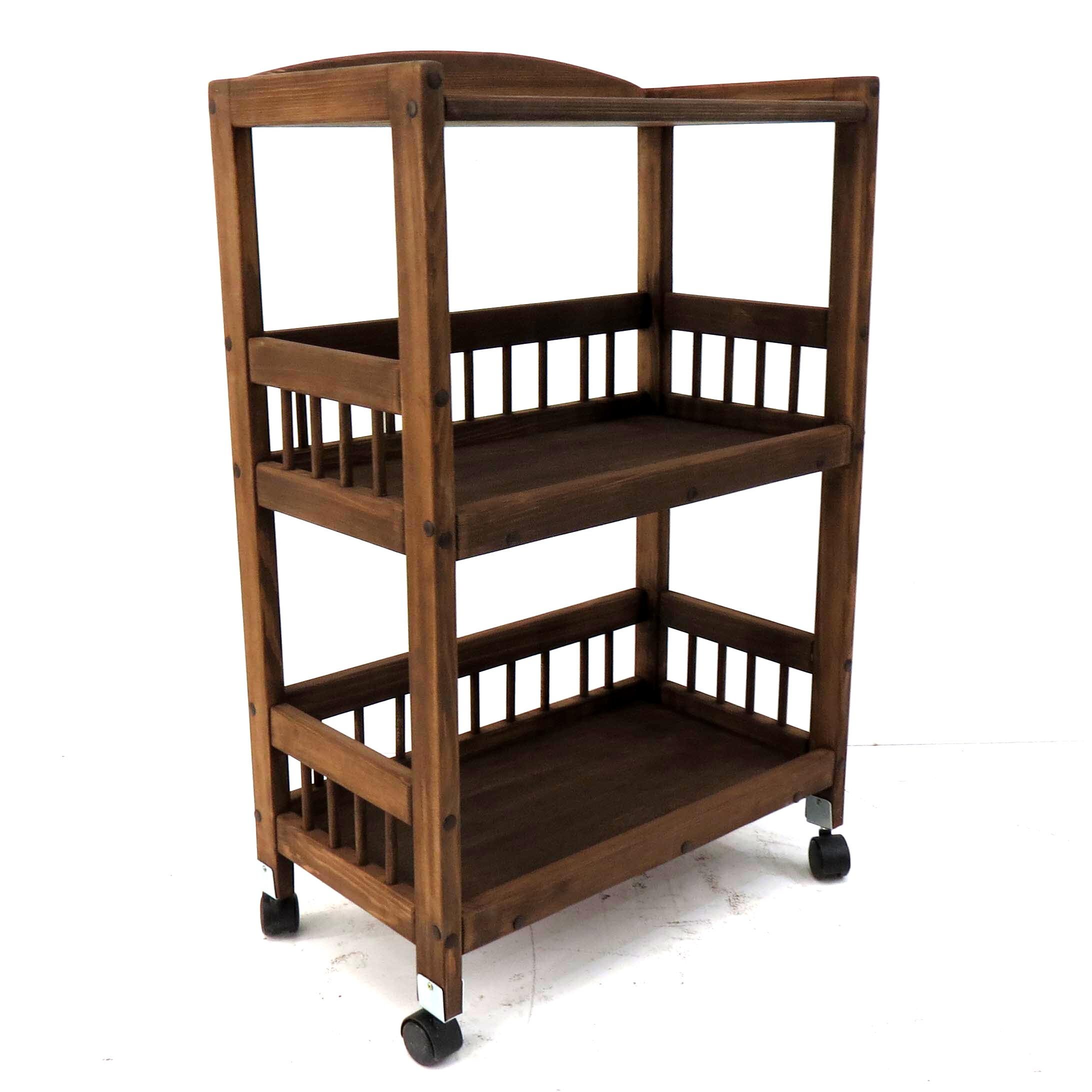 Kitchen shelf on wheels Folding shelf Etsy