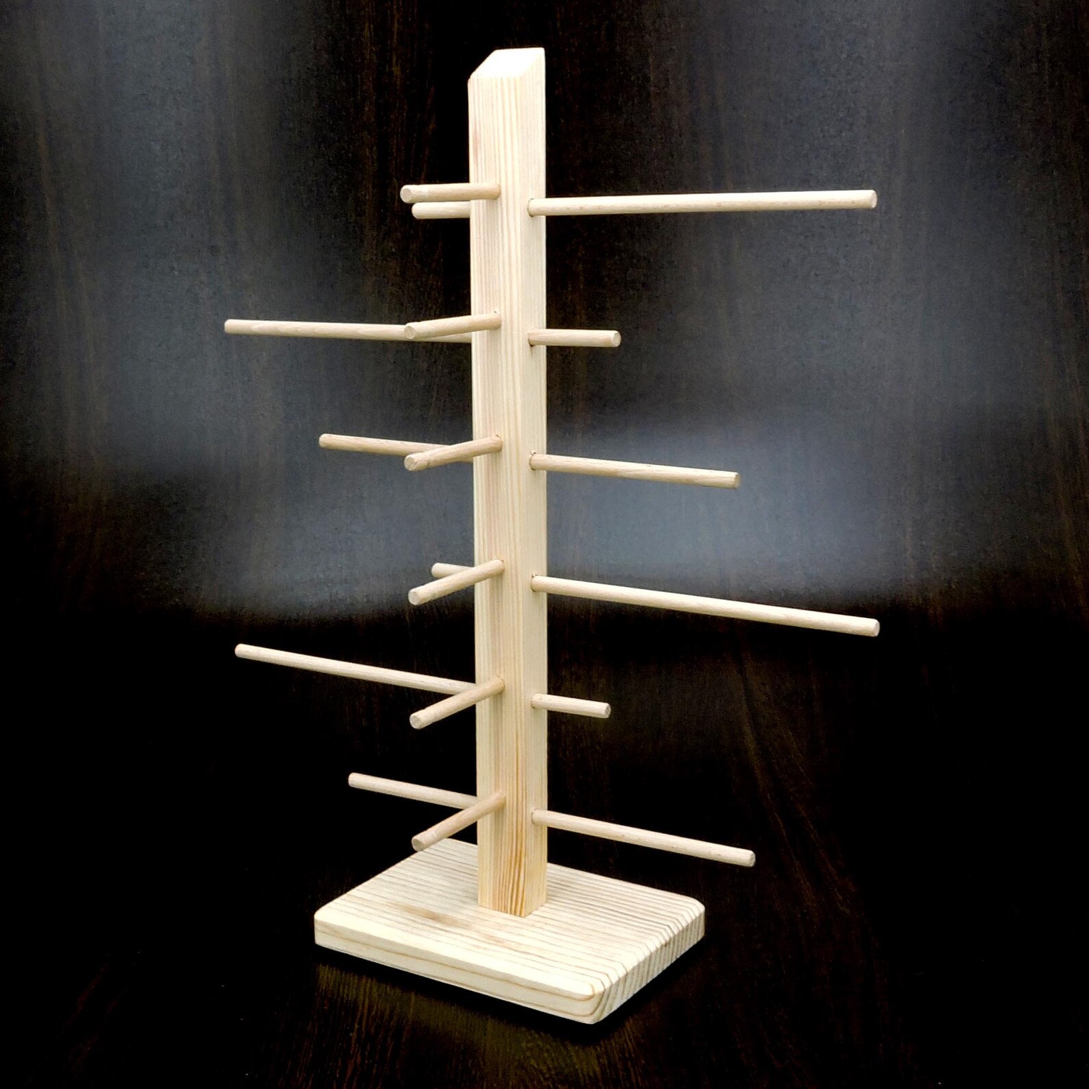 Wooden organizer for glasses for storing glasses a box for Etsy